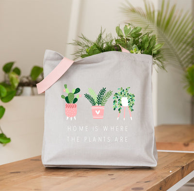 Plant Tote, Plant Lover Bag, Plant Lover Tote, Gift for Gardener, Plant Mom Tote, Cute Plant Tote, Gardening Bag, You Grow Girl, Plant Bag