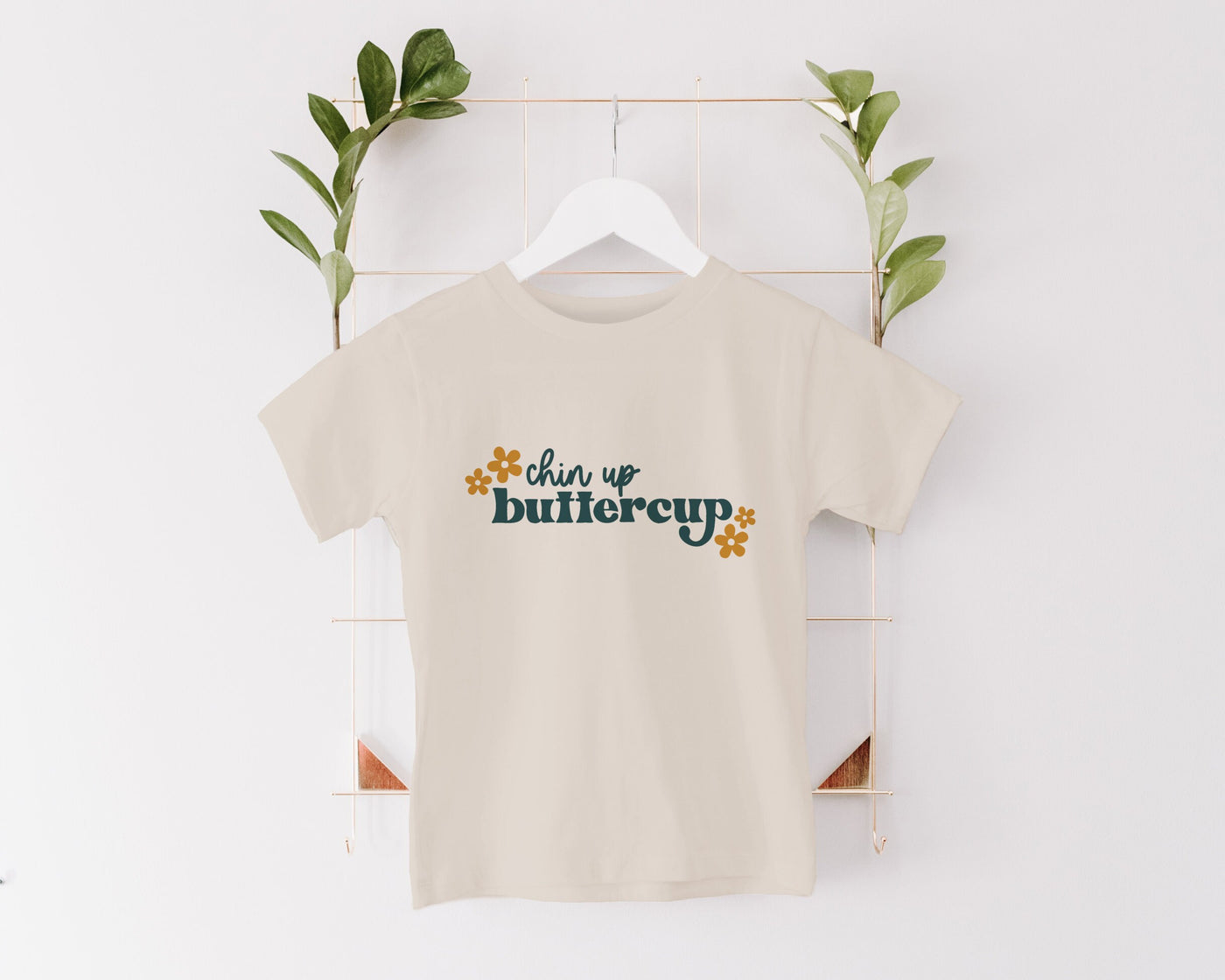 Buttercup Shirt, Chin Up Buttercup, Girls Spring Shirt, Retro Toddler Shirt, Cute Hippie Toddler Shirt, Boho Toddler Shirt, Cute Girls Shirt