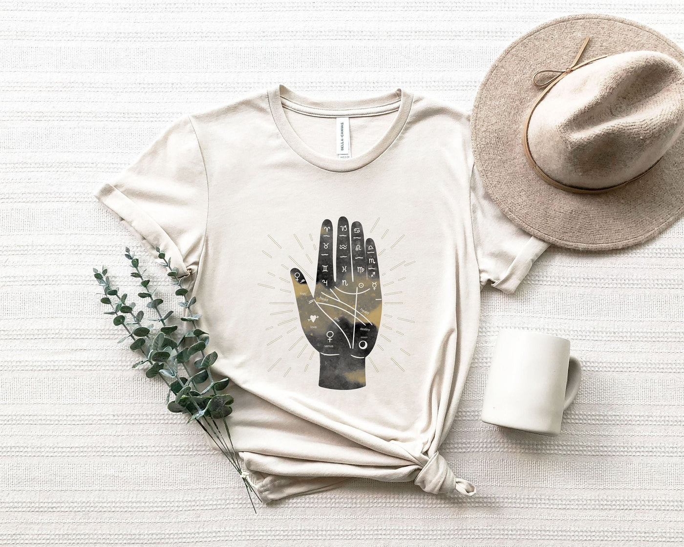 Palm Reading, Fortune Teller Shirt, Witchy Shirt, Celestial Shirt, Witchcraft Gift, Cute Witch Shirt, Witch, Zodiac Shirt, Zodiac Sign Gift