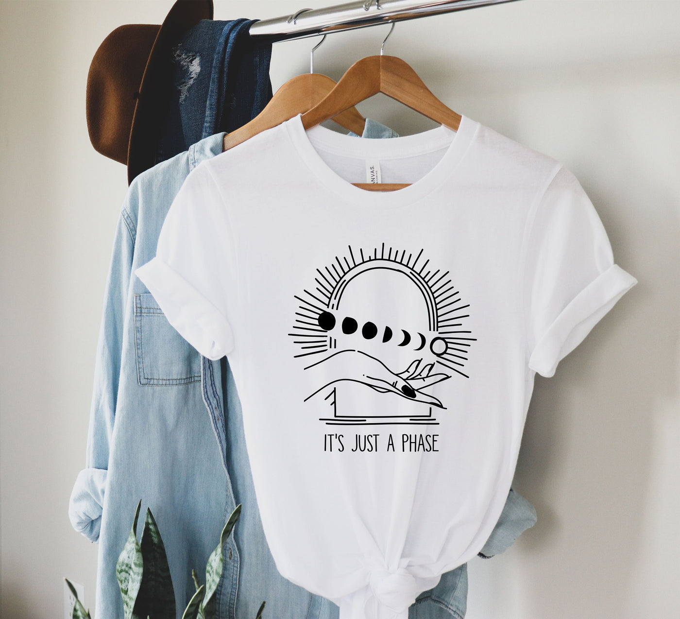 Moon Phase Shirt, Moon Child T-Shirt, Astrology T-Shirt, Moon Lover Gift, Moon Child Gift, Boho T-Shirt, Moon Phase Gift, Tarot Shirt, Shirt