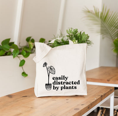 Plant Lover Gift, Plant Tote, Plant Lady, Plant Tote Bag, Plant Lady Bag, Botanical Gift, Plant Bag, Plant Gift, Canvas Plant Tote Bag, Tote