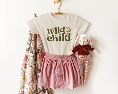 Wild Child Shirt, Hippie Kid Shirt, Retro Toddler Shirt, Wild Child Tee, Cute Hippie Toddler Shirt, Boho Toddler Shirt, Wild Child Kid Shirt