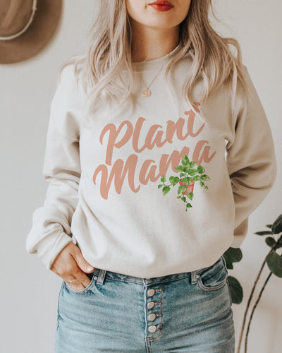 Plant Lady Sweatshirt, Plant Crewneck, Plant Mama Gift, Plant Mom Gift, Plant Lover Sweatshirt, Cute Crewneck Sweatshirt, Plant Mama, Plant