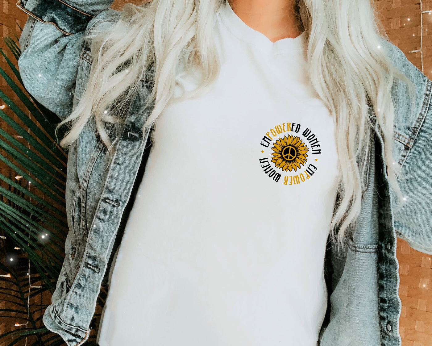 Sunflower Woman's Tee, Empowered Woman's Tee, Feminist T Shirt, Peace T Shirt, Empowered Women Empower Women, Women Support Women Shirt, Tee