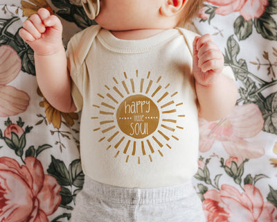 Trendy Baby Bodysuits, Sunshine Kids Shirts, Boho Baby Bodysuits, Neutral Baby Clothes, Gender Neutral Baby Clothing, Cute Toddler Bodysuits