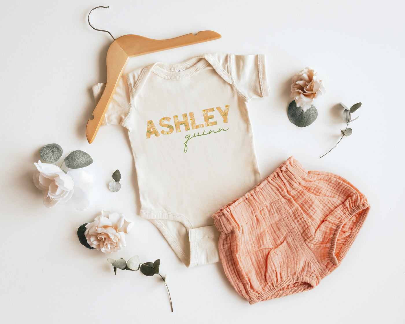 Personalized Newborn Outfit, Coming Home Outfit, Baby Name Announcement, Baby Name Bodysuit, Personalized Baby Bodysuit, Custom Baby Romper