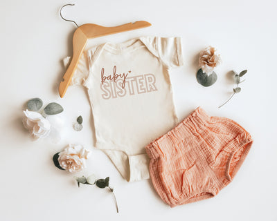 Baby Sister Bodysuit, Little Sister Bodysuit, Sister Toddler Shirts, Cute Infant Bodysuit, Baby Announcement Bodysuit, Shirt For Baby Sister